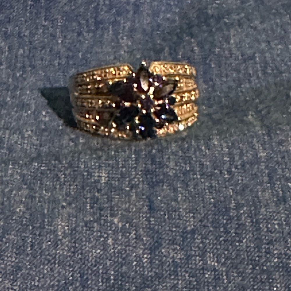Diamonique ring size 7